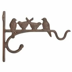 Hanging Basket Hook With Birds - 25cm (9in)