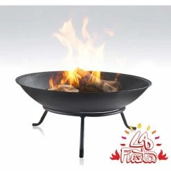 56cm Kamen Cast Iron Planter/Pond/Fire Bowl/Water Feature - By La Fiesta