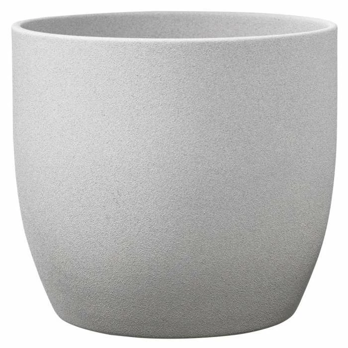 24cm Light Grey Indoor Plant Pot | By Primrose 1 24cm Light Grey Indoor Plant Pot | By Primrose