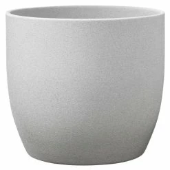 19cm Light Grey Indoor Plant Pot | By Primrose