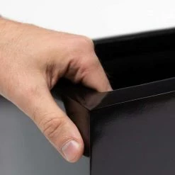 70cm Zinc Galvanised Black Trough Planter - By Primrose™ 10 70cm Zinc Galvanised Black Trough Planter - By Primrose™ -Cheap PLANTERS Store PP0005L add image 4 a16f