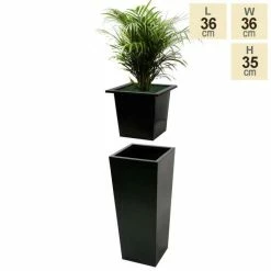 36cm Flared Square Planter Insert - By Primrose™ 5 36cm Flared Square Planter Insert - By Primrose™ -Cheap PLANTERS Store PP0007LAINSERT main image 5f6e