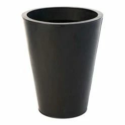 H56cm Zinc Galvanised Black Cone Planter - By Primrose™ -Cheap PLANTERS Store PP0009L add image 2 6066
