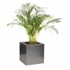 50cm Zinc Galvanised Silver Cube Planter - By Primrose™ 14 50cm Zinc Galvanised Silver Cube Planter - By Primrose™ -Cheap PLANTERS Store PP0079X add image 5 2d0c