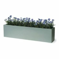 Window Box Fibreglass/Resin Planter - Faux Lead