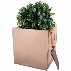 30cm Zinc Galvanised Cube Planter in a Copper Finish by Primrose™ -Cheap PLANTERS Store PP0264M add image 2 d90e