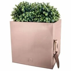50cm Zinc Galvanised Cube Planter in a Copper Finish by Primrose™ -Cheap PLANTERS Store PP0264XL add image 2 92d1