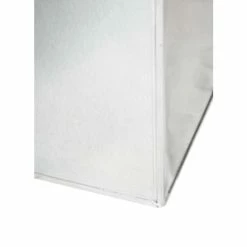H50cm Zinc Galvanised Tall Cube Planters in Silver - By Primrose™ -Cheap PLANTERS Store PP0341S add image 1 49fa