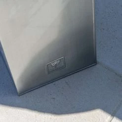 H50cm Zinc Galvanised Tall Cube Planters in Silver - By Primrose™ -Cheap PLANTERS Store PP0341S add image 4 1e68