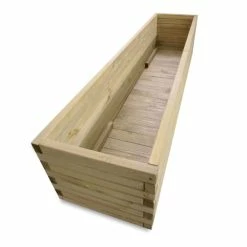 1.8m Pine Raised Trough Planter 12 1.8m Pine Raised Trough Planter -Cheap PLANTERS Store PP0380 add image 4 3575