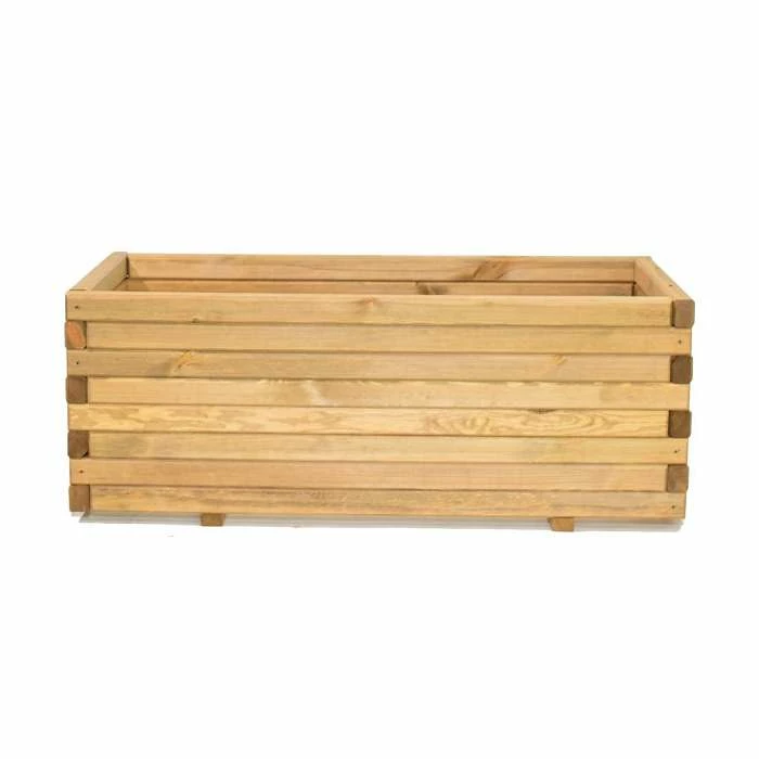 1m Pine Raised Trough Planter 7 1m Pine Raised Trough Planter - Image 7