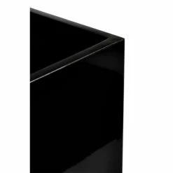 80cm Gloss Fibreglass Trough Planter in Black - By Primrose™ -Cheap PLANTERS Store PP0402M add image 2 cd39