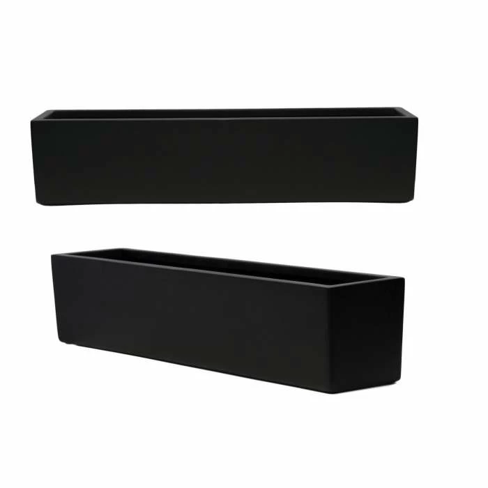 L70cm Gloss Fibreglass Window Box Planter - By Primrose™ 5 L70cm Gloss Fibreglass Window Box Planter - By Primrose™ - Image 5