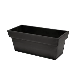 80cm Zinc Edge Pewter Trough Planter - By Primrose™ -Cheap PLANTERS Store PP0442L feed image 063c