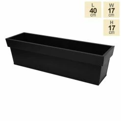 60cm Zinc Edge Pewter Trough Planters - By Primrose™ 9 60cm Zinc Edge Pewter Trough Planters - By Primrose™ -Cheap PLANTERS Store PP0442M 90d4
