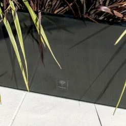 75cm Zinc Galvanised Trough Planters in Pewter - By Primrose™ -Cheap PLANTERS Store PP0443L add image 1 777d