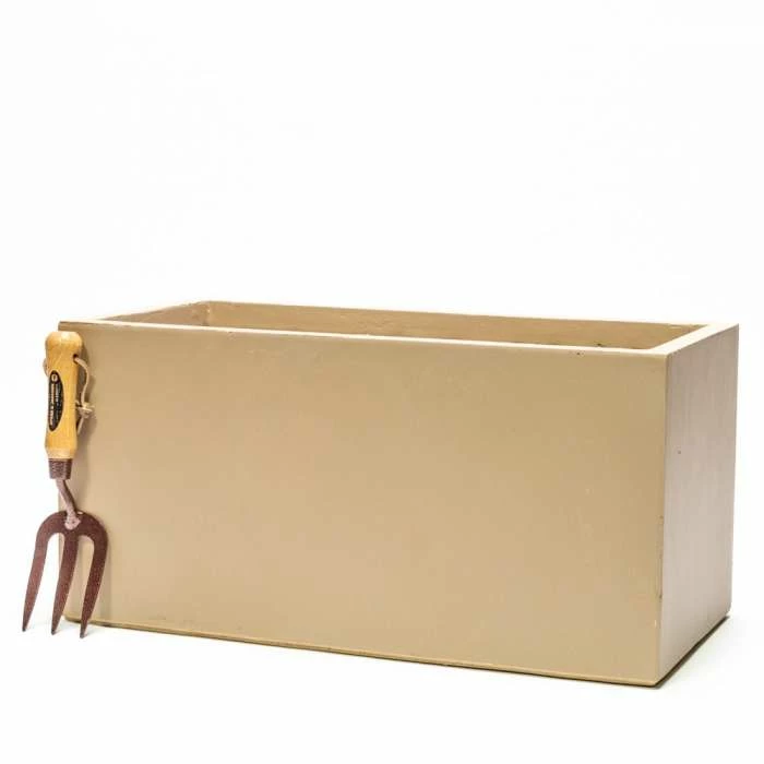 60cm Fibrecotta Sand Trough Planter 1 60cm Fibrecotta Sand Trough Planter