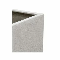 20cm Poly-Terrazzo Small White Cube Pot -Cheap PLANTERS Store PP0463S add image 1 e065