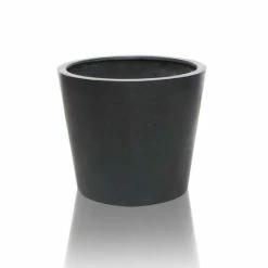 50cm Polystone Large Black Round Planter 7 50cm Polystone Large Black Round Planter -Cheap PLANTERS Store PP0464L add image 3 e34f