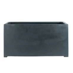80cm Polystone Small Black Trough Planter -Cheap PLANTERS Store PP0472S add image 2 0502