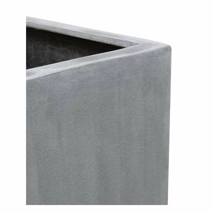 80cm Polystone Small Grey Trough Planter 2 80cm Polystone Small Grey Trough Planter - Image 2