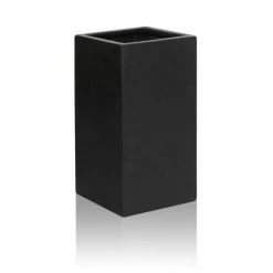 79cm Polystone Large Black Tall Cube Planter -Cheap PLANTERS Store PP0476L add image 3 759e