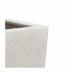91cm Polyterrazzo White Tall Flared Square Planter 7 91cm Polyterrazzo White Tall Flared Square Planter -Cheap PLANTERS Store PP0513 add image 1 fb79