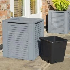 Palermo 45cm Wooden Square Planter by Rowlinson 7 Palermo 45cm Wooden Square Planter by Rowlinson -Cheap PLANTERS Store PP10256 add image 1 061d