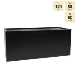 120cm Zinc Galvanised Black Trough -Cheap PLANTERS Store PP10702 main image 2042