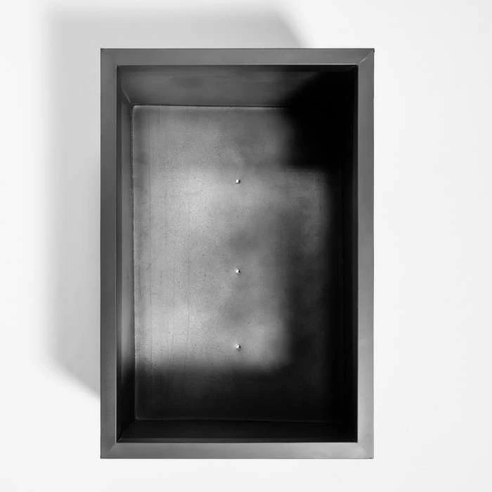 75cm Zinc Galvanised Black Trough 2 75cm Zinc Galvanised Black Trough - Image 2