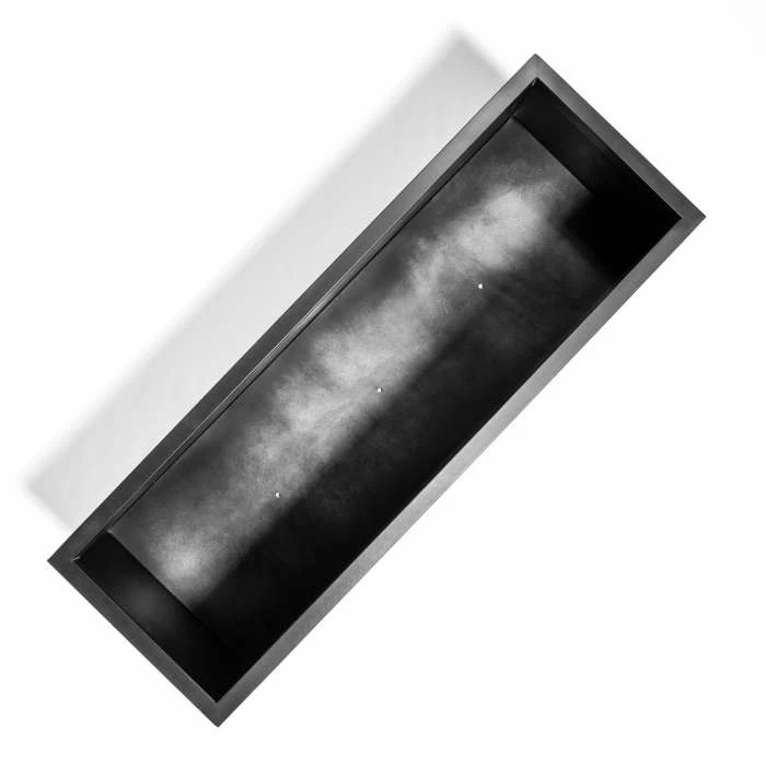 120cm Zinc Galvanised Black Trough 2 120cm Zinc Galvanised Black Trough - Image 2