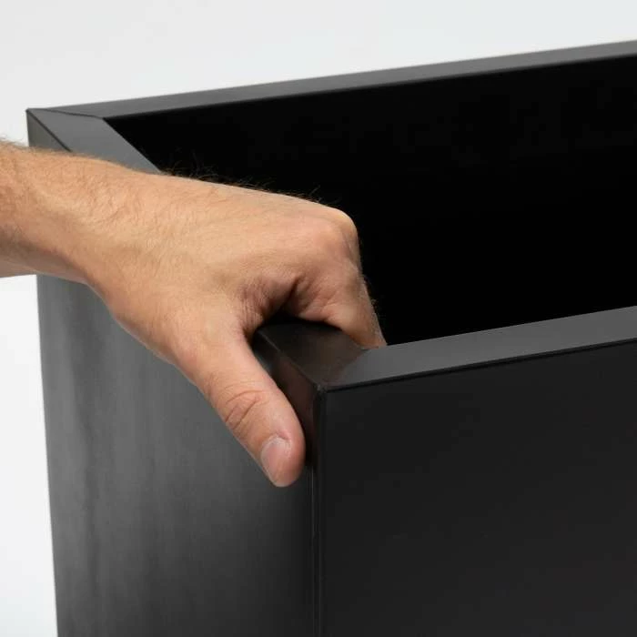 120cm Zinc Galvanised Black Trough 3 120cm Zinc Galvanised Black Trough - Image 3