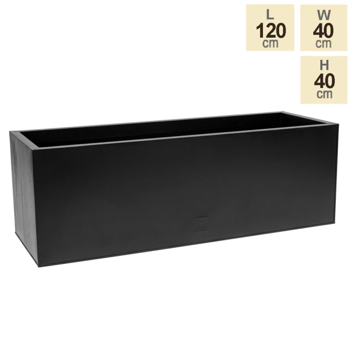 120cm Zinc Galvanised Black Trough 7 120cm Zinc Galvanised Black Trough - Image 7