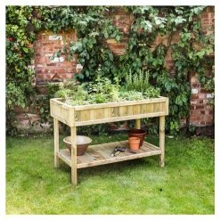Raised Wooden Herb Bed 122cm
