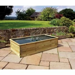 Zest 1.8m (5ft 10in) Aquatic Pond Wooden Planter