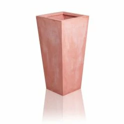 65cm Terracotta Fibrecotta Tall Flared Square Planter -Cheap PLANTERS Store PP1763L add image 3 36b7