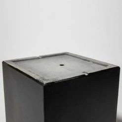 40cm Terracotta Fibrecotta Dark Grey Cube Planter -Cheap PLANTERS Store PP1764L add image 2 b388