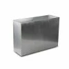 95cm Zinc Tall Trough Planter with Insert in Silver - By Primrose™