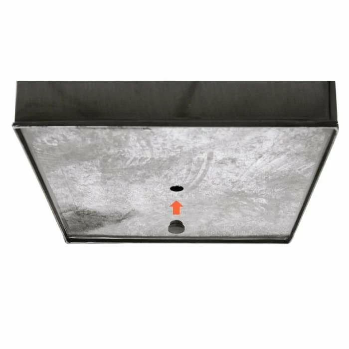 H50cm Black Square Flared Planter - By Primrose™ 3 H50cm Black Square Flared Planter - By Primrose™ - Image 3