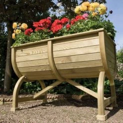 W1.07m (3ft 6in) Wooden Marberry Barrel Planter by Rowlinson® 5 W1.07m (3ft 6in) Wooden Marberry Barrel Planter by Rowlinson® -Cheap PLANTERS Store PP1881 add image 1 59dd