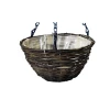 Rattan Hanging Basket Planter
