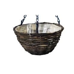 Rattan Hanging Basket Planter
