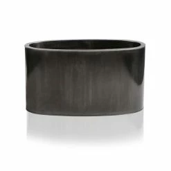 W60cm Platinum Low Oval Zinc Galvanised Planter - By Primrose™ 10 W60cm Platinum Low Oval Zinc Galvanised Planter - By Primrose™ -Cheap PLANTERS Store PP1975 add image 4 15c4