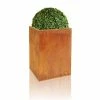 H75cm Large Corten Steel Planter