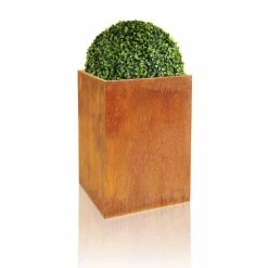 H75cm Large Corten Steel Planter