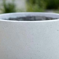 Egg Shape 50cm Handmade Fiberstone Planter in White - Exclusive to Primrose -Cheap PLANTERS Store PP20WHTL 3 5f54