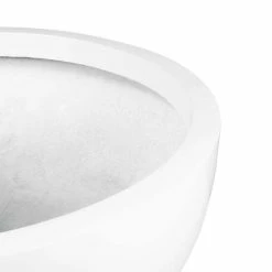 72cm Fibreglass High Gloss Low Bowl Planter - By Primrose™ -Cheap PLANTERS Store PP2108WHT add image 3 c87b