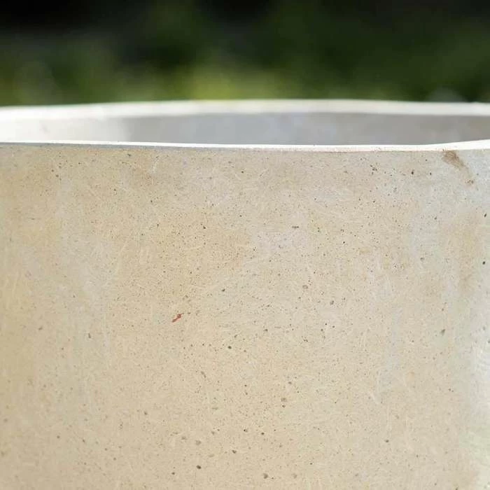 Round 60cm Handmade Fiberstone Planter in Cream - Exclusive to Primrose 5 Round 60cm Handmade Fiberstone Planter in Cream - Exclusive to Primrose - Image 5