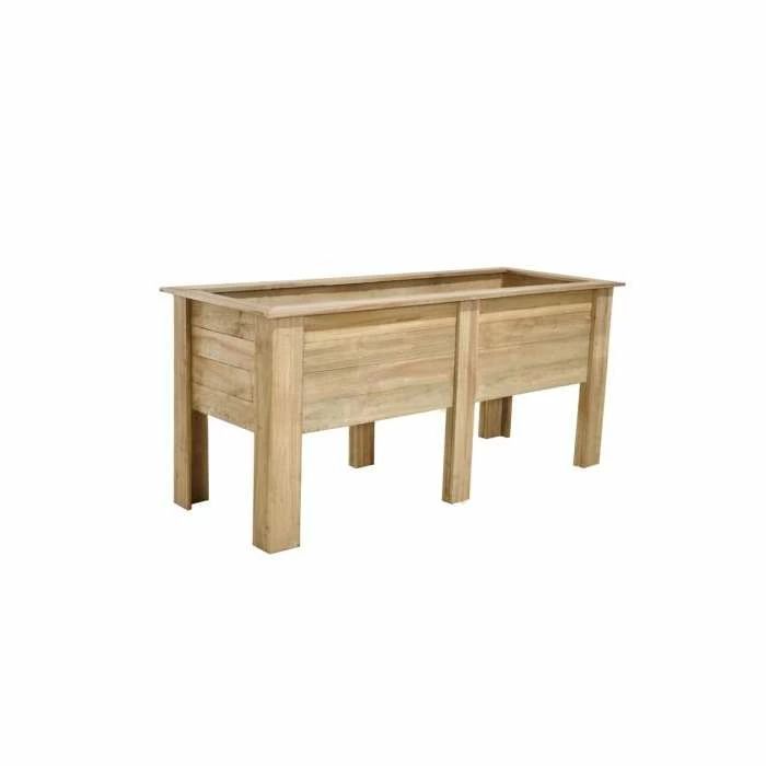 1.8m Deep Root Wooden Planter 1 1.8m Deep Root Wooden Planter
