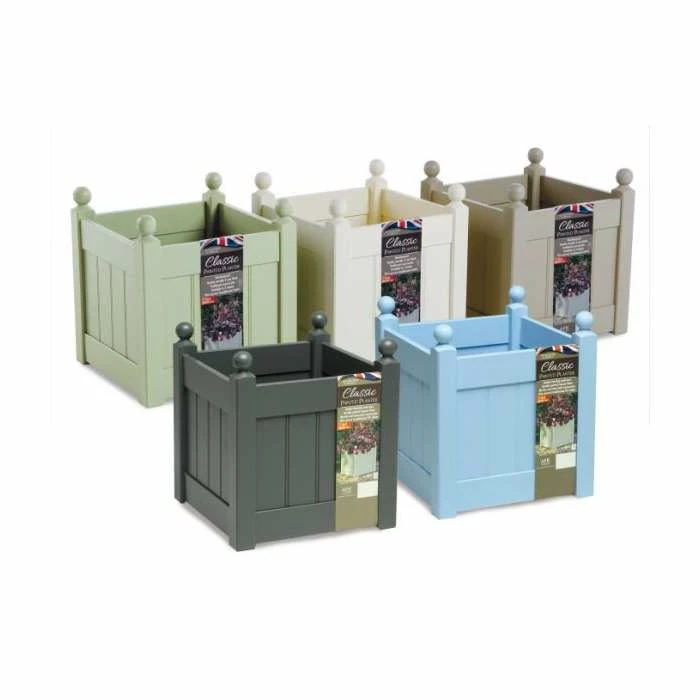 43cm Timber Charcoal Classic Planter 2 43cm Timber Charcoal Classic Planter - Image 2